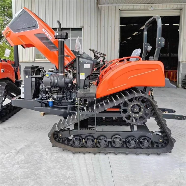 Muddy Field Track Tractor